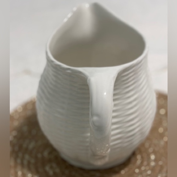 Tiffany & Co. White Wicker Pitcher - Picture 3 of 6